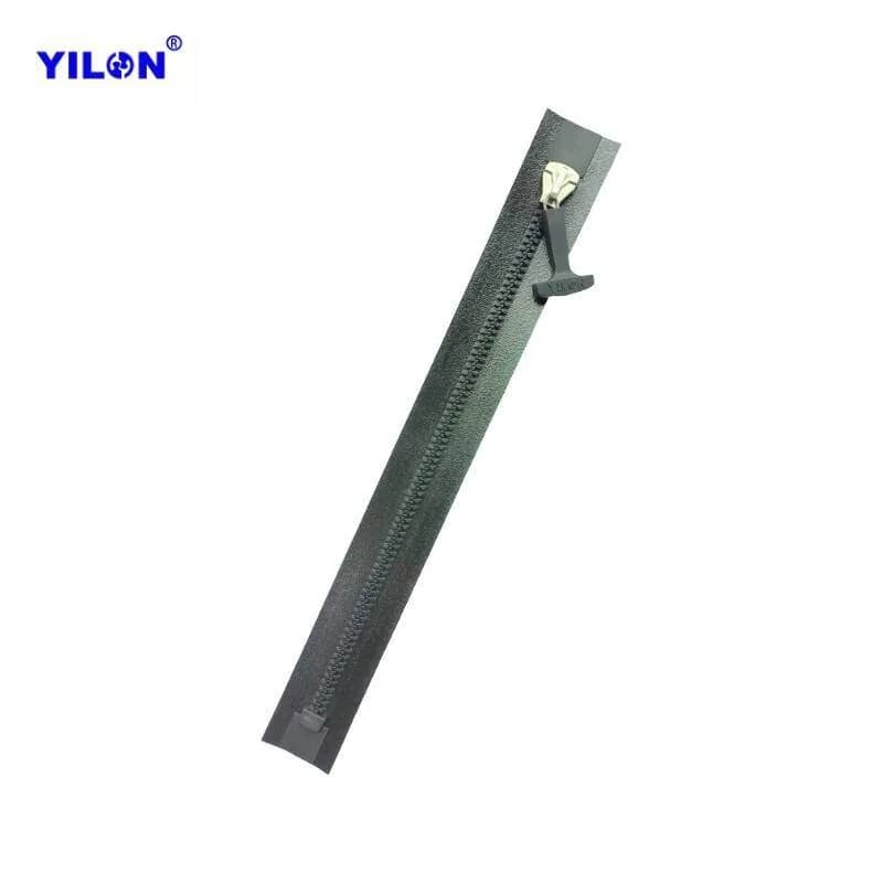 #5 Resin Airtight Zipper — Compact #5 resin airtight zipper — IPX8 sealed, 30 kPa tested, for lighter waterproof and airtight assemblies.