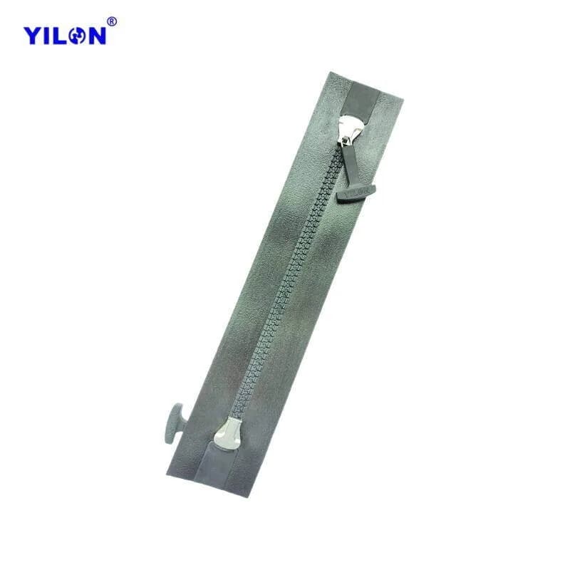 #10 Resin Airtight Zipper — #10 70mm Front/Back Double Slider