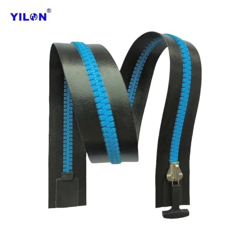 #10 Resin Airtight Zipper — #10 Blue Double Closed 76CM