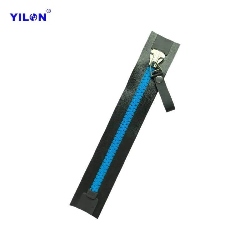#10 Resin Airtight Zipper — #10 Blue Fabric Pull Tab